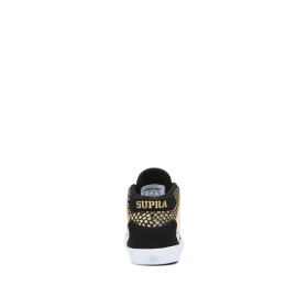 Supra TODDLER VAIDER Høye Sneakers Barn Svart/Gull/Hvite | NO-61423